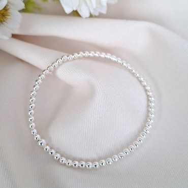 Bracelet perles argent 925